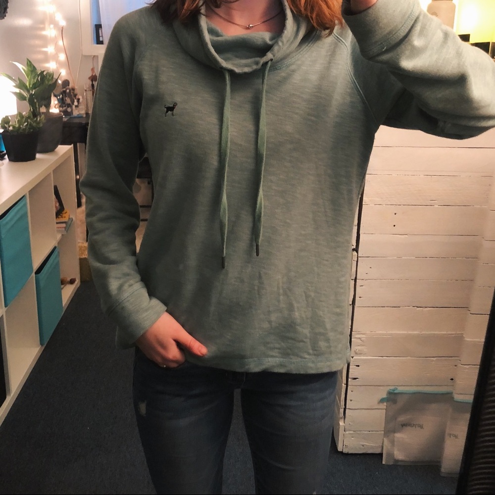 The Black Dog Cowl Neck Sweatshirt